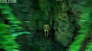 Lara Croft Services Awakened Statue Penis Hardcore Hentai