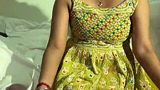 my hot indian girlfriend gets fucked for the first time in various positions