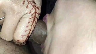 Janvibhabhi Delivers Sultry Blowjob to Husband