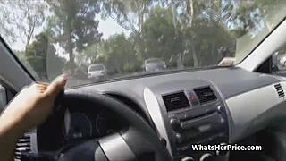 Curly Busty Redhead Teen Picked Up And Fucked Hard For Money