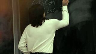 horny big ass student bent over for naughty friends and her big dick teacher in rough interracial gangbang