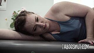 White teen boldly seduced into intense BBC anal at doctor's office