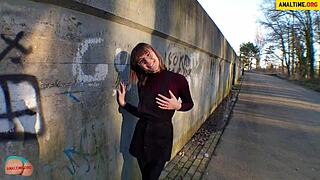 Fucked Young 18+ Student In Public Place Pov