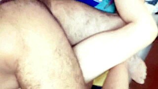 My cute stepsister and stepbrother enjoy midnight fucking in missionary