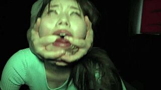 Asian teen craving cock, tries rough threesome with domination