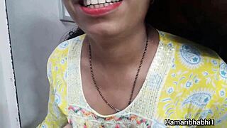 indian bhabhi enjoys time with boyfriend when husband is away