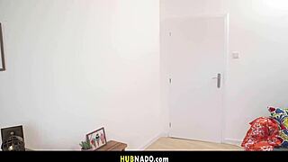 Masked woman SEDUCES bespectacled stud with HUGE TITS and BOOTY