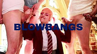 redhead bffs start with kissing then make each other cum