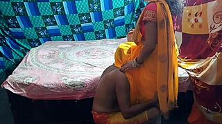 Desi indian girlfriend bhabhi enjoys hardcore fucking in bedroom with hindi audio