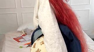 Private punishment for the petite redhead student