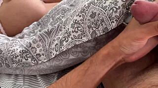 Step Sis Sharing Bed With Me - She Moaning Not Cum Inside But Damn Its Impossible Cum Twice