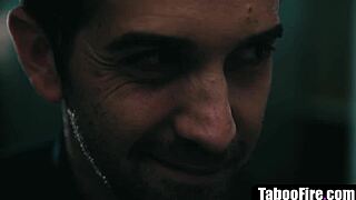 skinny 18yo blonde student tempts the creepy janitor's forbidden fuck