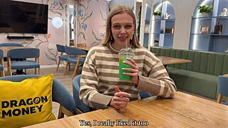 who rips clothes off petite tinder blonde for public toilet mommy roleplay sex?