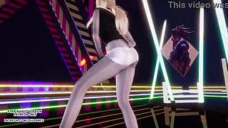 Sistar's Touch My Body Dance: Ahri's Sexy League Hentai MMD in 4K