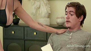 Why's your huge teacher cock wrecking my student pussy so rough already