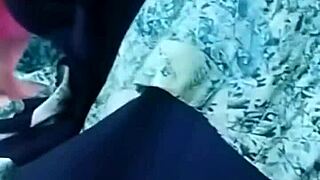 desi wife spreads black pussy for hard fucking in village