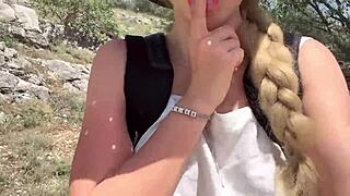 damn cute jungle babe strips naked 😍 shows off those perfect natural tits and ass!