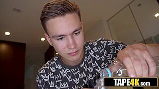 sneaky STUDENT spikes mature spanish teacher's pheromones for fat pussy bang