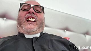 chubby student rebeca adams punished hard by father damien's cock ride