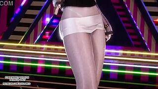 Sistar's Touch My Body Dance: Ahri's Sexy League Hentai MMD in 4K