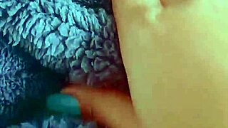 whoa 😍 tiny latina coed's first vibrator shakes her shaved wet pussy to orgasm 👅 homemade toy play