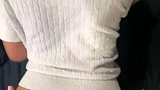 Stunning 18yo Thai Beauty Takes Massive White Cock Creampie Rough!