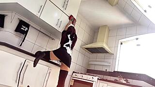 traindo com a empregadinha! amberzinha's big ass rides brazilian cock wild