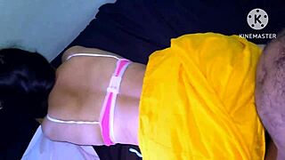 desi bhabhi rides big black cock in bra showing juicy ass closeup