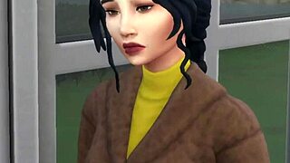 damn sims 4 babysitter licks pussy then gets fucked hard!