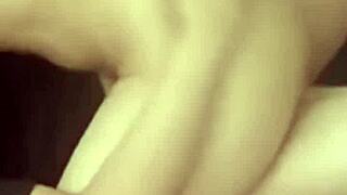 Horny neighbor lets me fuck her tight pussy homemade