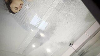 Teasing Our First Lesbian Fuck In The Bathroom