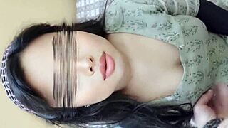 desi chachi grabs my small penis with hindi audio moaning