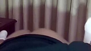 stepsister teases with her big ass before riding stepbrother's cock hard