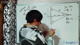 Japanese Nerd Explores Sexual Math Angles in Bedroom with Teacher