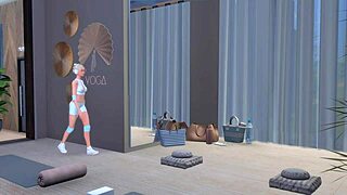 wanna join these lustful lesbian sluts fucking dirty in gym with squirting anime hentai action?