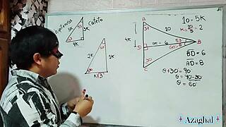 Japanese Nerd Explores Sexual Math Angles in Bedroom with Teacher