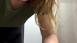 Gym Girl's Secret Anal Plug and Fingering Delight