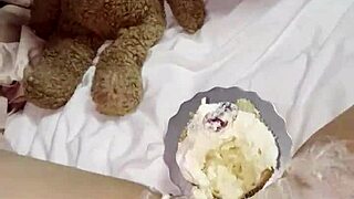 kinky 18yo virgin rubs creamy cake on pussy skipping college class