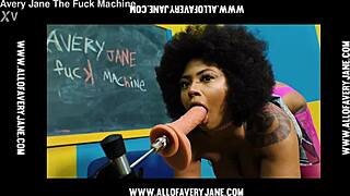 Fuck machine drills good girl's asshole deep gaping orgasm