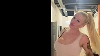 college girl with big tits and ass invites you to shower pov together