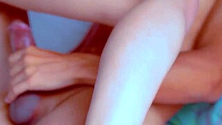 i ride classmate's cock with my tight latina pussy in college dorm