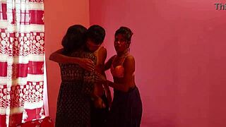 hanif fucks beautiful desi sumona and popy khatun in first amateur threesome