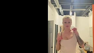 college girl with big tits and ass invites you to shower pov together