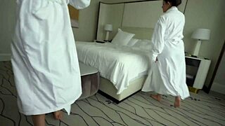 Crazy lesbians Quinn Finite and Angel Provocateur beg for sperm donor creampies