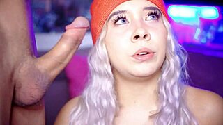 colombian bbw cutie wraps lips around cock webcam submissive suck