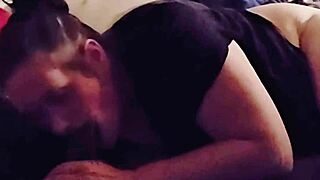 Straight A Student Gagging Deepthroat Gumjob From Bimbo Stepmom BBC