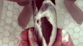 stepdaughter sneaks shower with stepdad full pov closeup petite teen rides bbc interracial tight pussy