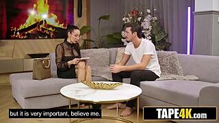 glamorous tutor bends for student's monster cock ride