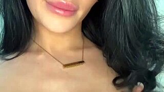 Horny American exchange student slut squirts on toys in webcam girlfriend pov