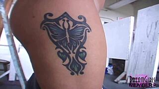 Nervous Tanned Coed Flashes Big Tits Pussy in Public Feels Thrilling Rush